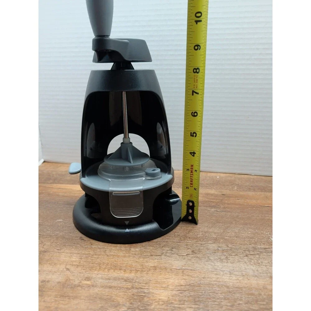 Pampered Chef Veggie Spiralizer #1179 Manual Vegetable Slicer Zoodler Black